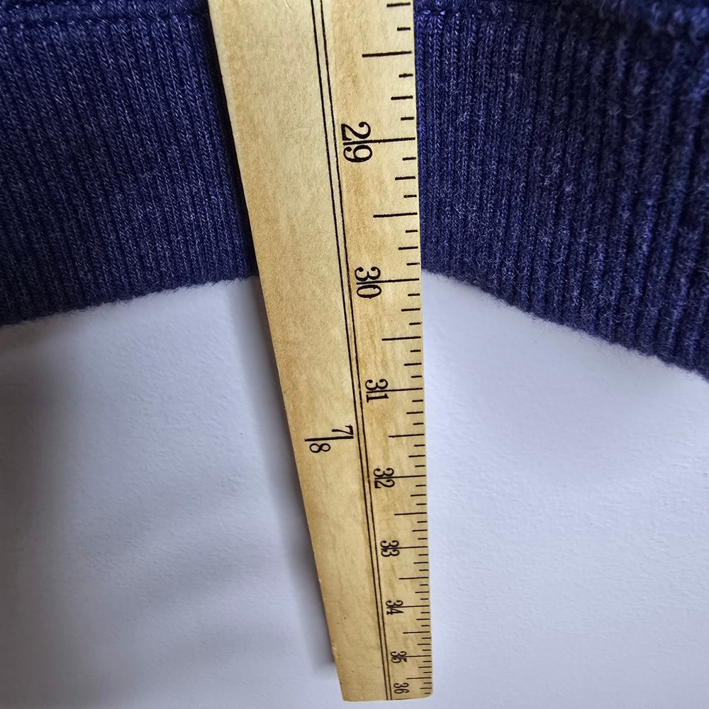 Tommy Bahama Mens Blue 100% Cotton Quarter Zip Pullover Sweater Heathered XL - Picture 6 of 8